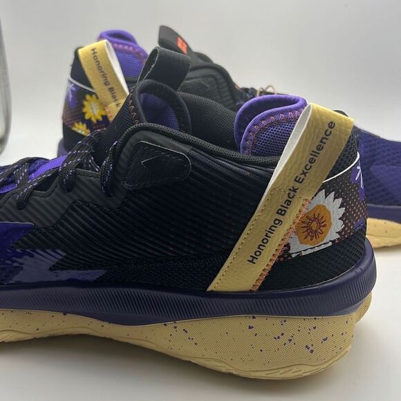 Adidas Dame‎ 8 black excellence basketball shoes- NWT-Men 12 - Picture 10 of 10